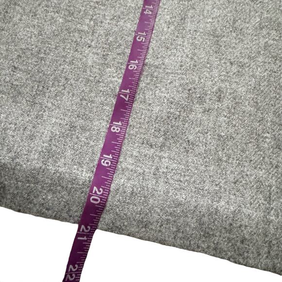 Talbots Wool blend pencil skirt Women's Sz 10 Gray Professional Office academia - Picture 8 of 8